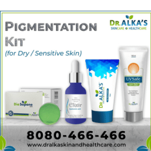 Pigmentation kit for dry/sensitive skin